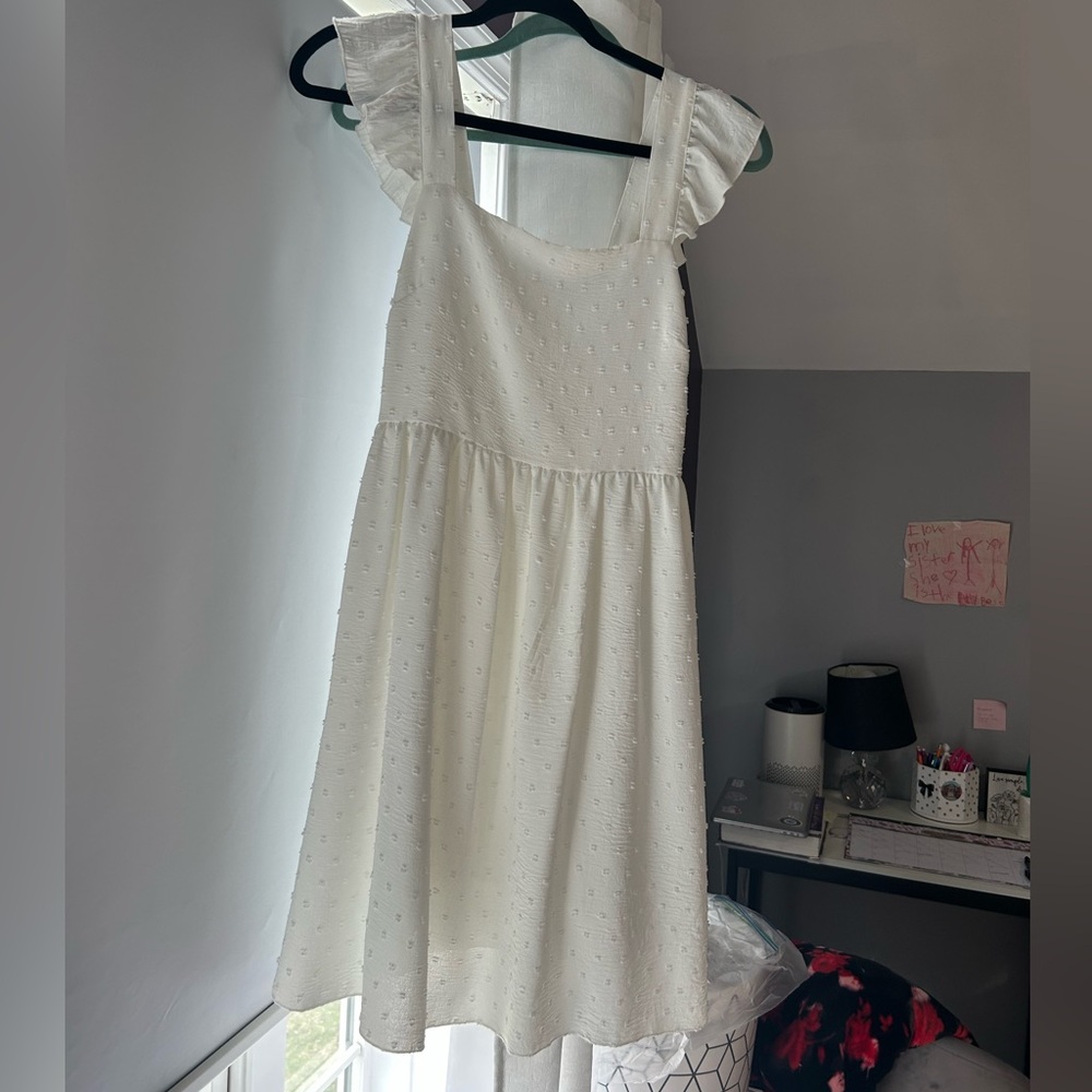 White Shein Dress